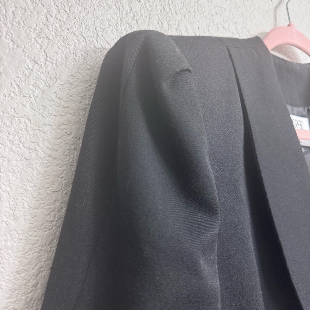 Kasper for A.S.L Black Double Breasted Short Sleeve Blazer – Size 14 - Picture 7 of 8